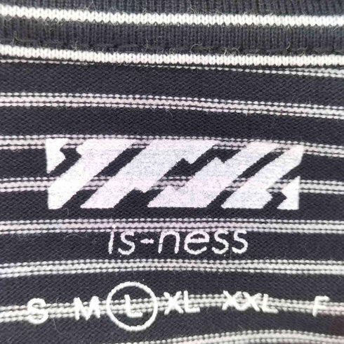 イズネス is-ness BALLOON STRIPES LONG SLEEVE T SHIRT メンズ import:L