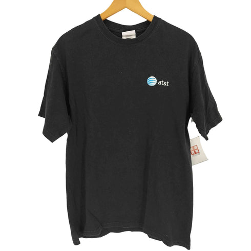 00S HANESボディ AT&T 企業ロゴ S/S クルーネック Tシャツ メンズ import:M