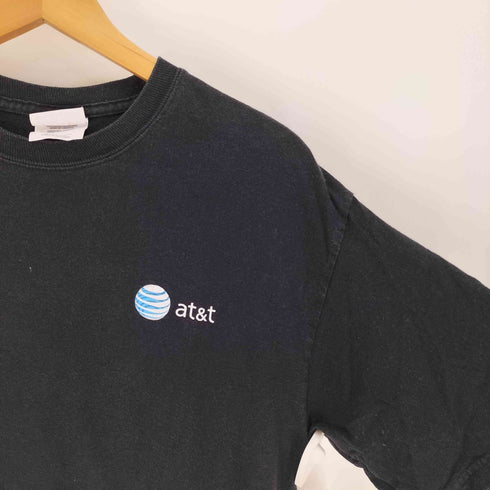 00S HANESボディ AT&T 企業ロゴ S/S クルーネック Tシャツ メンズ import:M