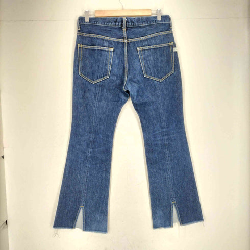 ファセッタズム FACETASM 17AW WASHED FLARE DENIM ウォッシュド フレア バックスリット ジッパーフライ デニムパンツ メンズ 3