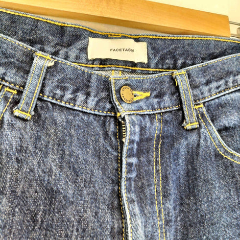 ファセッタズム FACETASM 17AW WASHED FLARE DENIM ウォッシュド フレア バックスリット ジッパーフライ デニムパンツ メンズ 3