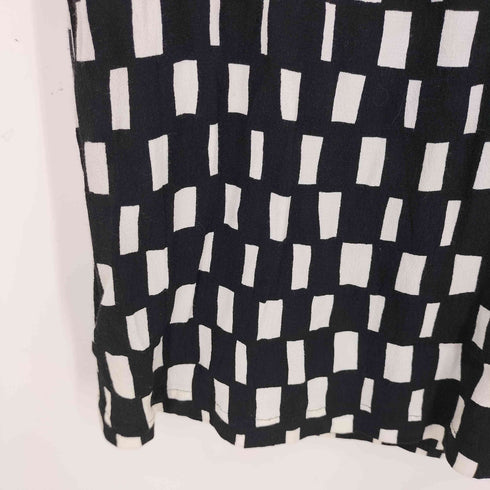 マリメッコ marimekko レーヨン ブロックチェック 半袖ワンピース レディース 3L