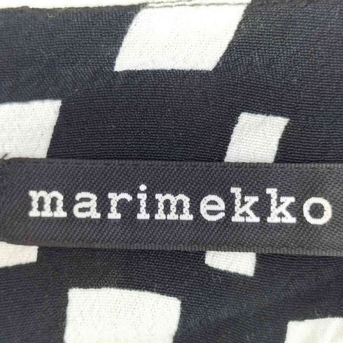 マリメッコ marimekko レーヨン ブロックチェック 半袖ワンピース レディース 3L