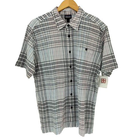 パタゴニア patagonia 18SS オーガニックコットン チェック柄 S/S シャツ メンズ import:L
