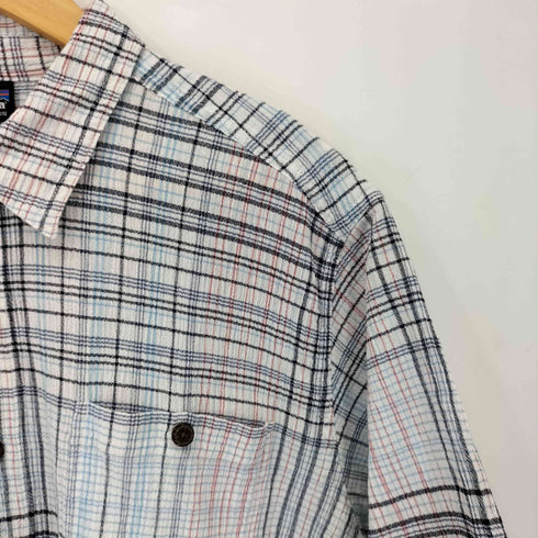パタゴニア patagonia 18SS オーガニックコットン チェック柄 S/S シャツ メンズ import:L