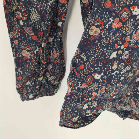 アーペーセー A.P.C. MADRAS インド製 花柄 レーヨンブラウス レディース