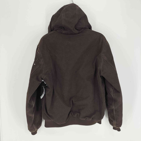 カーハート Carhartt 90S メキシコ製 DUCK ACTIVE JACKET 裏地キルティング 革パッチ フーデッド ダック地 アクティブジャケット メンズ import:M