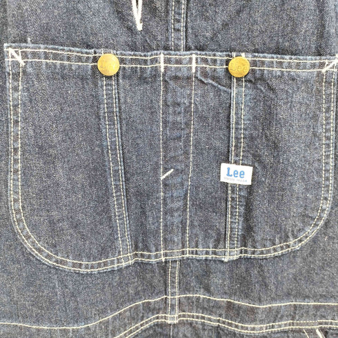 リー Lee DUNGAREES OVERALLS ダンガリーズ デニムオーバーオール メンズ M
