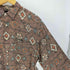 総柄 猫目ボタン L/S シャツ メンズ S