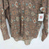 総柄 猫目ボタン L/S シャツ メンズ S