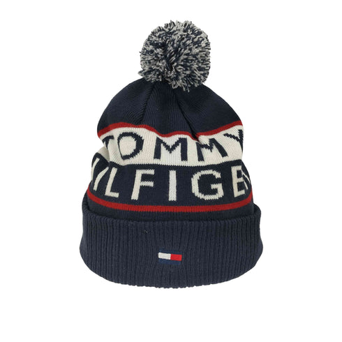 トミーヒルフィガーゴルフ TOMMY HILFIGER GOLF ポンポンビーニー ニットキャップ メンズ 56cm