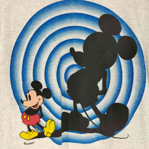 90S ソフィーチョイス USA製 テーマパーク キャラクター 黄色足 オールド 両面プリント S/S シングルステッチ クルーネック Tシャツ メンズ import:M