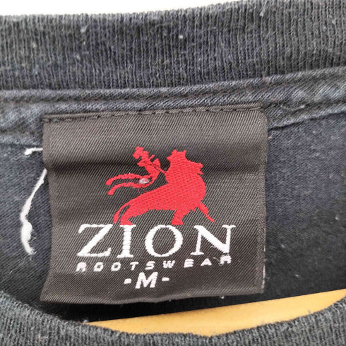 ザイオンルーツウェア ZION ROOTSWEAR コピーライト2007 フロントプリント S/S Tシャツ メンズ import:M
