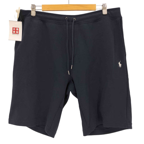 ポロラルフローレン POLO RALPH LAUREN Navy double-knit shorts スモールポニー刺繍ショーツ メンズ XL