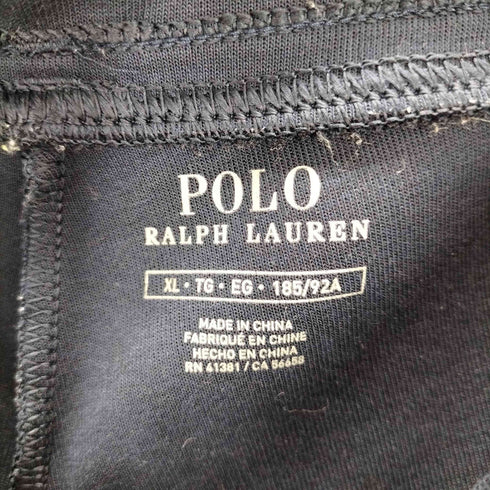ポロラルフローレン POLO RALPH LAUREN Navy double-knit shorts スモールポニー刺繍ショーツ メンズ XL