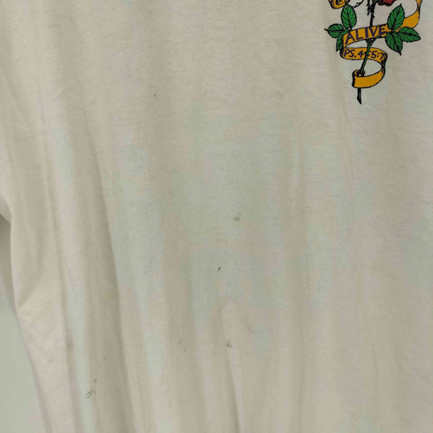 フルーツオブザルーム FRUIT OF THE LOOM 90S USA製 シングルステッチ 両面プリント S/S Tシャツ GRATEFULLY ALIVE メンズ import:L