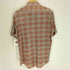 フルーツオブザルーム FRUIT OF THE LOOM 70S 韓国製 襟芯 デカ襟 シングルステッチ 総柄 レーヨン S/S シャツ メンズ import:M