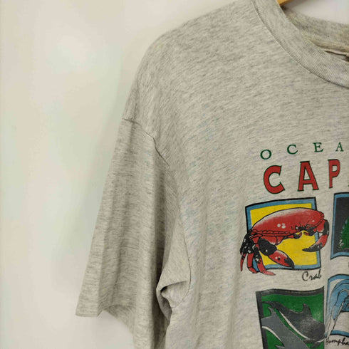 アンビル Anvil 90S USA製 シングルステッチ フロントプリント S/S Tシャツ メンズ import:L