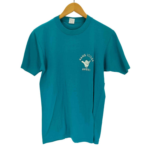 80s USA製 HANG LOOSE HAWAII 両面プリントS/S Tシャツ メンズ JPN:M