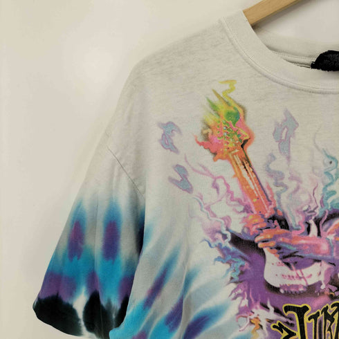 ザイオンルーツウェア ZION ROOTSWEAR コピーライト2003 タイダイ柄 S/S バンドTシャツ メンズ import:L