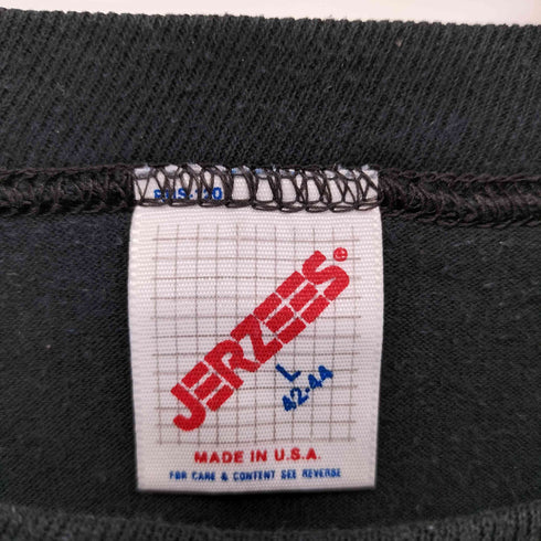 ジャージーズ JERZEES 90S USA製 シングルステッチ 両面プリント S/S バンドTシャツ メンズ import:L