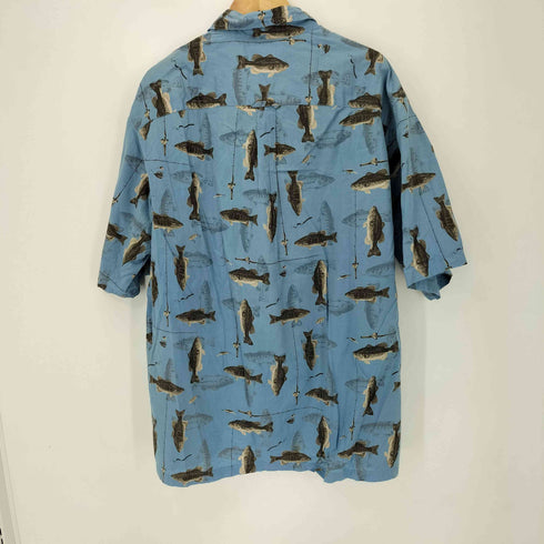 コロンビアスポーツウェア Columbia Sportswear RIVER LODGE 魚拓 BDシャツ メンズ import:XL