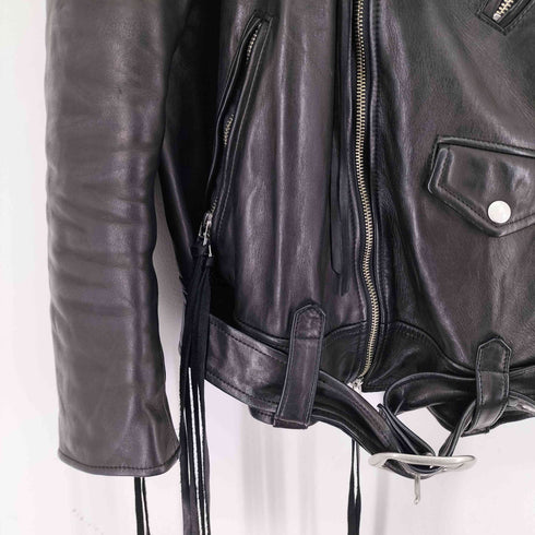ベッドフォード BED J.W. FORD 24SS ホースレザー ダブルライダースジャケット メンズ JPN:3
