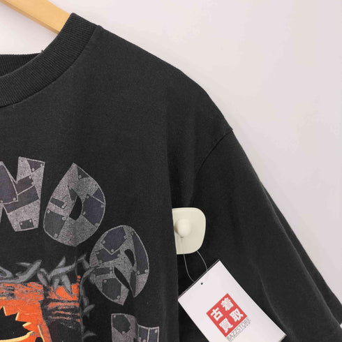 フルーツオブザルーム FRUIT OF THE LOOM 90S 1991年コピーライト USA製 シングルステッチ 両面プリント S/S バンドTシャツ メンズ import:L