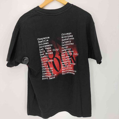 ヘインズ Hanes 90S USA製 コピーライト1993 シングルステッチ 両面プリント S/S ツアーTシャツ メンズ import:L