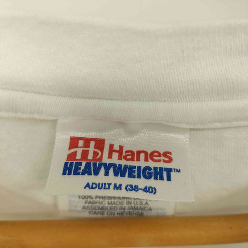 ヘインズ Hanes 90S USA製 シングルステッチ フロントプリント S/S Tシャツ メンズ import:M