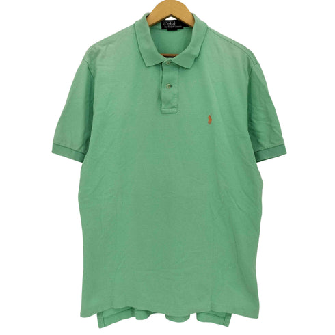 ポロバイラルフローレン Polo by RALPH LAUREN ポニー刺繍 鹿の子ポロシャツ メンズ LL