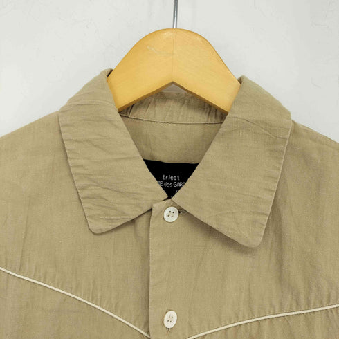 トリココムデギャルソン tricot COMME des GARCONS パイピングプルオーバーシャツ レディース