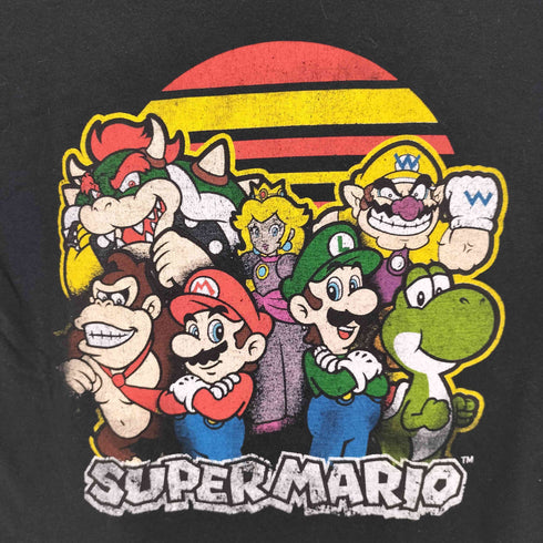 キャラクタープリントクルーネックTシャツ メンズ import:M