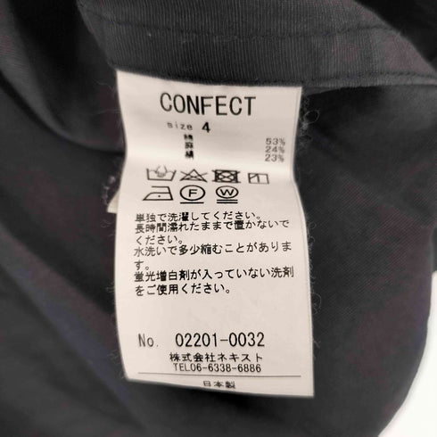 コンフェクト confect シルキーツイルイージージャケット メンズ JPN:4