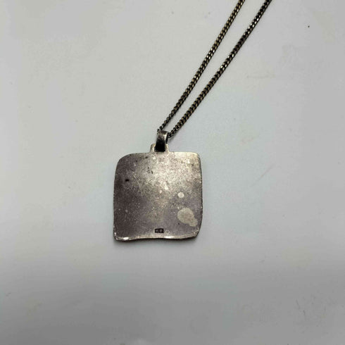 純銀 刻印 古代 エジプト レリーフ 肖像 トップ デザイン ネックレス メンズ