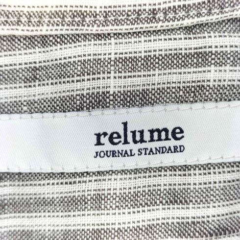 ジャーナルスタンダードレリューム JOURNAL STANDARD relume ノルマンディリネンフレアワンピース レディース FREE