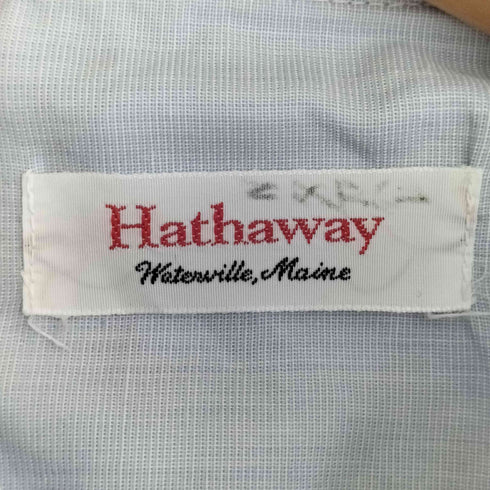 Hathaway AN AMERICAN CLASSIC 襟芯 長袖 シャツ メンズ 42