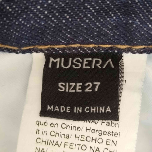 MUSERA ワイドデニムパンツ レディース 27