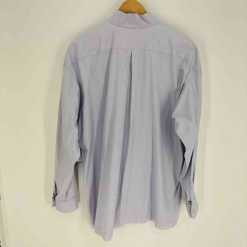 イッセイミヤケ ISSEY MIYAKE 90S 91AW 黒タグ レイヤードネック 二重襟 フラップポケット コットン L/S シャツ メンズ JPN:M