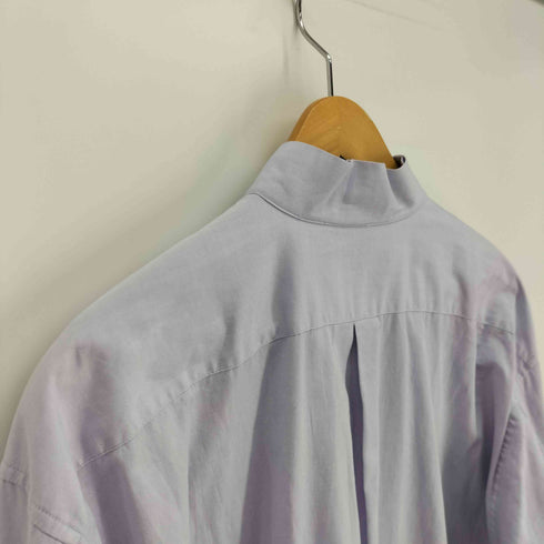 イッセイミヤケ ISSEY MIYAKE 90S 91AW 黒タグ レイヤードネック 二重襟 フラップポケット コットン L/S シャツ メンズ JPN:M