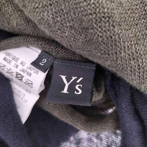 ワイズ Ys バイカラー リネンニット レディース JPN:2