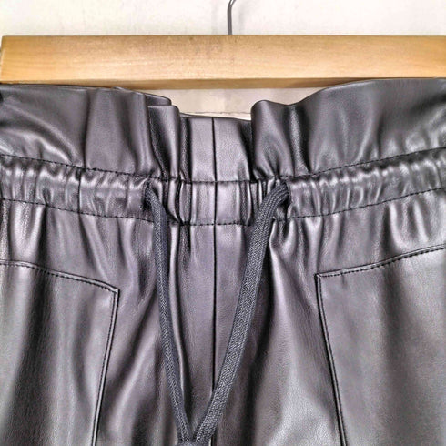 ザラ ZARA フェイクレザー ワイドパンツ レディース XS