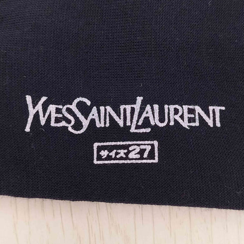 イヴサンローラン Yves Saint Laurent ロゴ刺繍 ソックス 靴下 メンズ 27