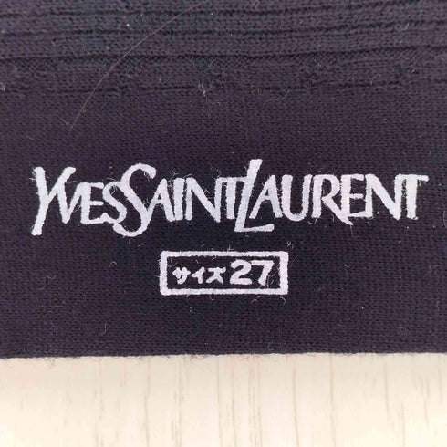 イヴサンローラン Yves Saint Laurent ロゴ刺繍 ソックス 靴下 メンズ 27