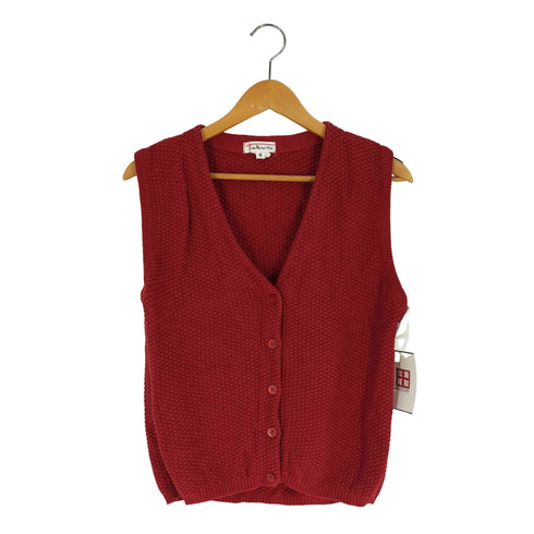 タルボット TALBOTS Vネック ニットベスト レディース import:S