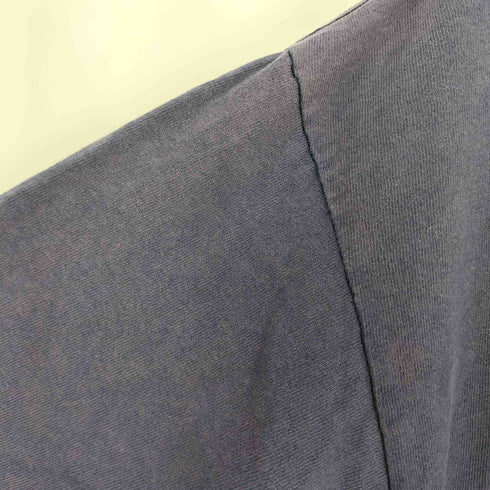 モッシモ MOSSIMO 90s USA製 袖シングルステッチ 両面ロゴプリント クルーネック Tシャツ メンズ import:L