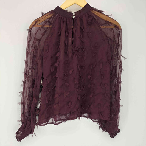 ザラ ZARA テクスチャードウィーブブラウス レディース import:S