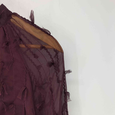ザラ ZARA テクスチャードウィーブブラウス レディース import:S