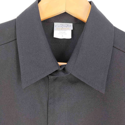 キャルトップ CALTOP USA製 胸ポケット ポリエステル レギュラーカラー シャツ メンズ import:S