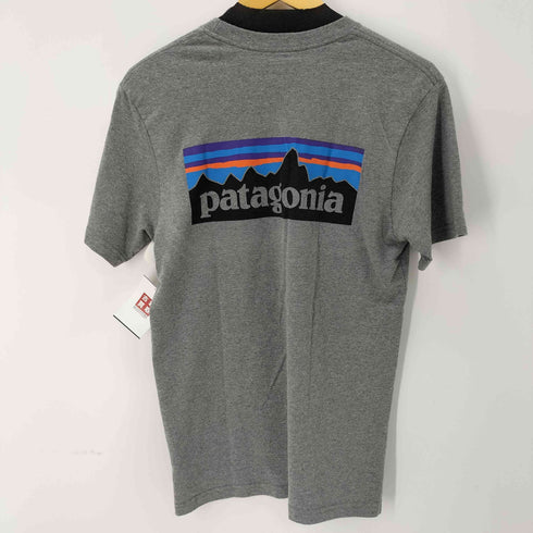 パタゴニア patagonia S/S フロントロゴプロントクルーネックTシャツ メンズ import:M